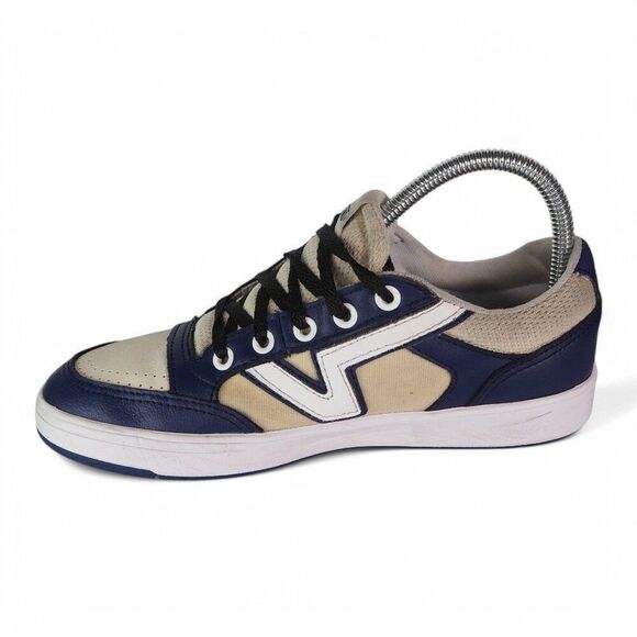 Vans Lowland ComfyCush New Varsity Skate Shoes Blue / Multi Women's 7.5 - Picture 6 of 11